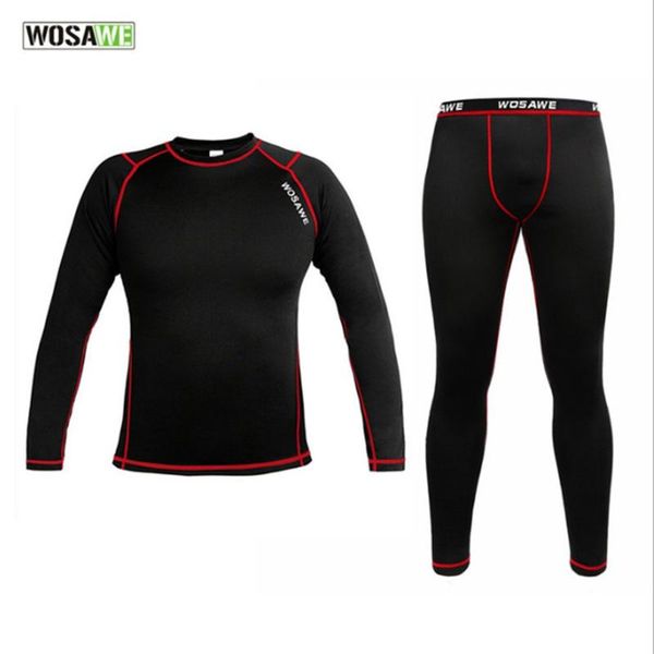 men winter thermal warm up fleece compression cycling base layers shirts running sets jersey sports suits racing, Black;blue
men winter thermal warm up fleece compression cycling base layers shirts running sets jersey sports suits racing, Black;blue