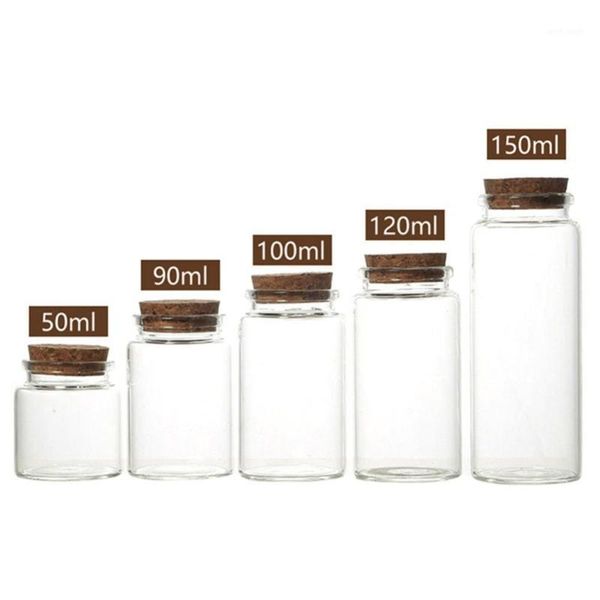 3pcs 50/60/90/100/120/150ml transparent cork ser glass bottles jar vials a caddy storage & jars
3pcs 50/60/90/100/120/150ml transparent cork ser glass bottles jar vials a caddy storage & jars