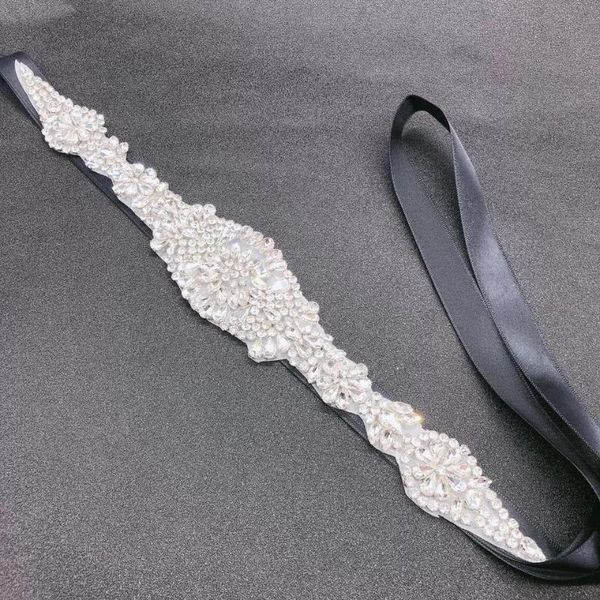 wedding sashes silver diamond bridesmaid belts women's bridal ribbon bride sash prom belt, White
wedding sashes silver diamond bridesmaid belts women's bridal ribbon bride sash prom belt, White