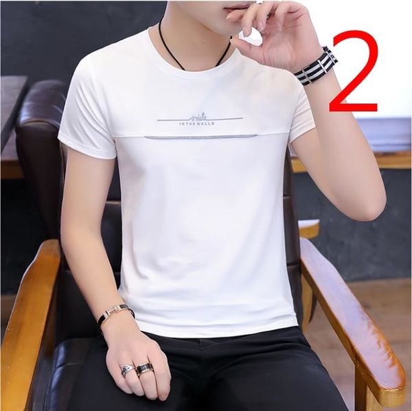 t shirts summer polo shirt short-sleeved t-shirt cotton trend men's korean version of the self-cultivation casual handsome ga, White;black
t shirts summer polo shirt short-sleeved t-shirt cotton trend men's korean version of the self-cultivation casual handsome ga, White;black