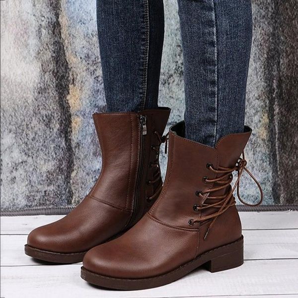 boots roman western fashion for women women's ankle zipper round head comfort platform cross straps pu, Black
boots roman western fashion for women women's ankle zipper round head comfort platform cross straps pu, Black