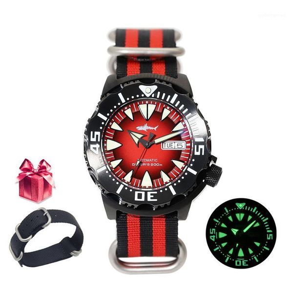 heimdallr nh36a monster mechanical watches men diver watch automatic sapphire crystal c3 super luminous wristwatches, Slivery;brown
heimdallr nh36a monster mechanical watches men diver watch automatic sapphire crystal c3 super luminous wristwatches, Slivery;brown