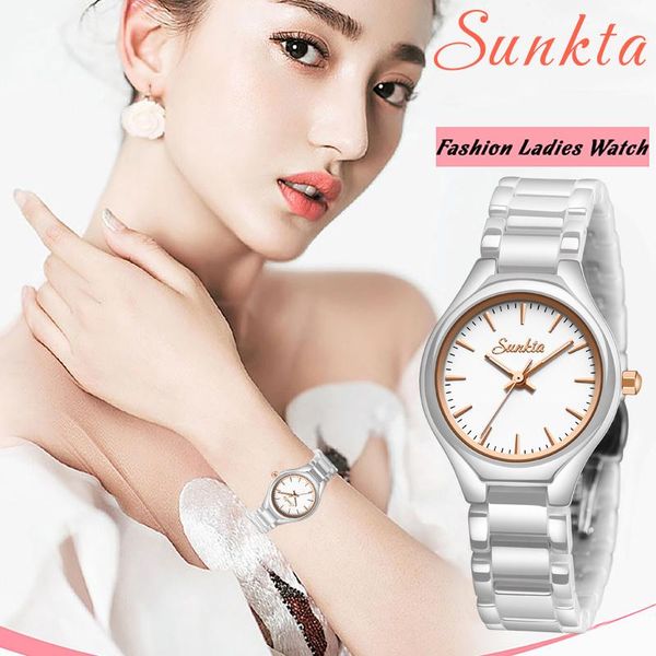 wristwatches sunkta women watches simple fashion elegant dress white watch casual waterproof quartz relogio feminino, Slivery;brown
wristwatches sunkta women watches simple fashion elegant dress white watch casual waterproof quartz relogio feminino, Slivery;brown
