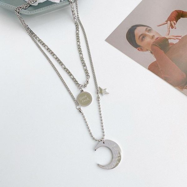 pendant necklaces stars necklace women moon woman chain jewelry ladies lovers layered silver color trendy party metal collares
pendant necklaces stars necklace women moon woman chain jewelry ladies lovers layered silver color trendy party metal collares