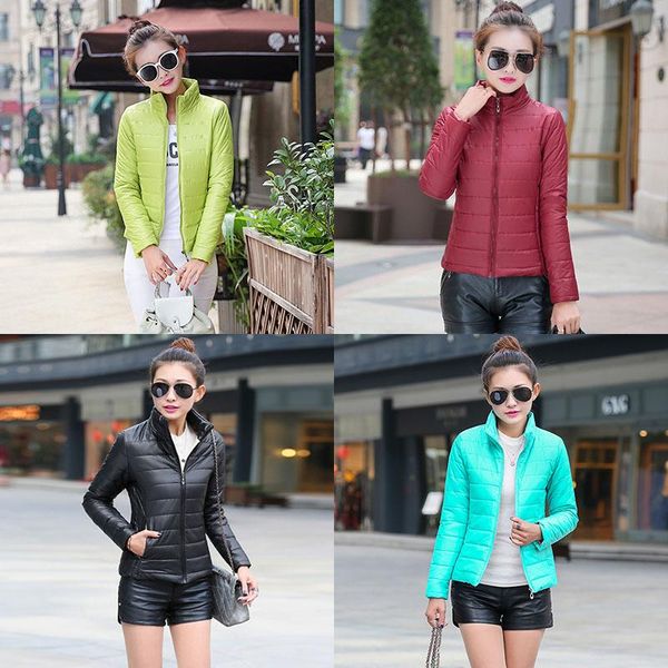 women's jackets women fashion jacket plus size 3xl 2021 winter spring autumn female slim coat parka short style stand collar zipper goo, Black;brown
women's jackets women fashion jacket plus size 3xl 2021 winter spring autumn female slim coat parka short style stand collar zipper goo, Black;brown