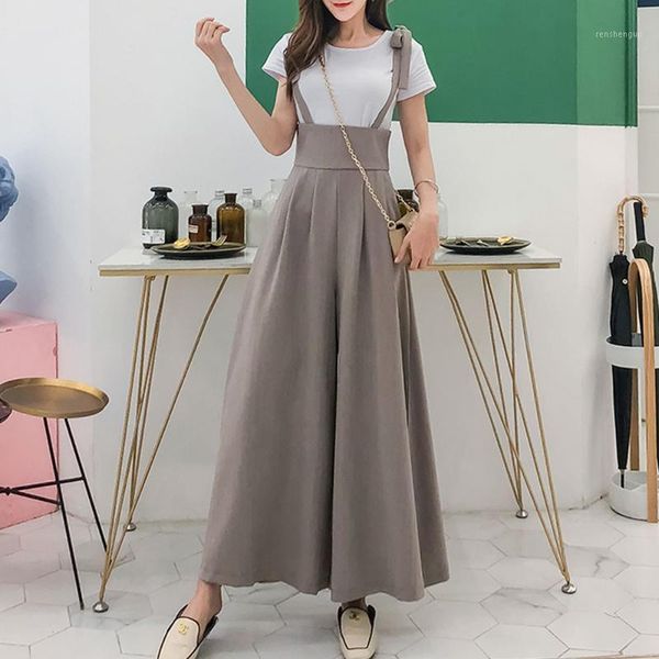 two piece sets suspender wide leg pants summer 2021 style color high waist drape plaid loose casual jumpsuit women's & capris, Black;white
two piece sets suspender wide leg pants summer 2021 style color high waist drape plaid loose casual jumpsuit women's & capris, Black;white