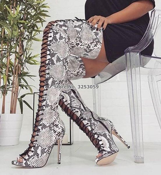 boots almudena women grey snakeskin printed over-the-knee stiletto heels lace-up python thigh high long sandal, Black
boots almudena women grey snakeskin printed over-the-knee stiletto heels lace-up python thigh high long sandal, Black