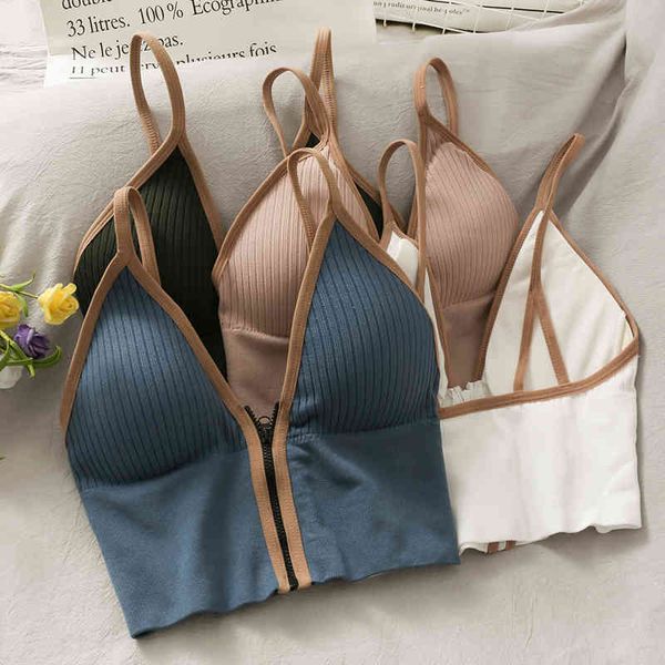 women cotton ziper fly crop elastic camis underwear tank women's tube lingerie bra summer 210518, White
women cotton ziper fly crop elastic camis underwear tank women's tube lingerie bra summer 210518, White