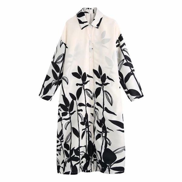 casual dresses women chic fashion oversized printed midi dress vintage long sleeve button-up female vestidos mujer, Black;gray
casual dresses women chic fashion oversized printed midi dress vintage long sleeve button-up female vestidos mujer, Black;gray