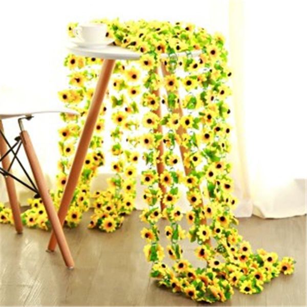 decorative flowers & wreaths artificial yellow sunflower garland flower vine wedding floral arch wall decor silk decoration flores artificia
decorative flowers & wreaths artificial yellow sunflower garland flower vine wedding floral arch wall decor silk decoration flores artificia