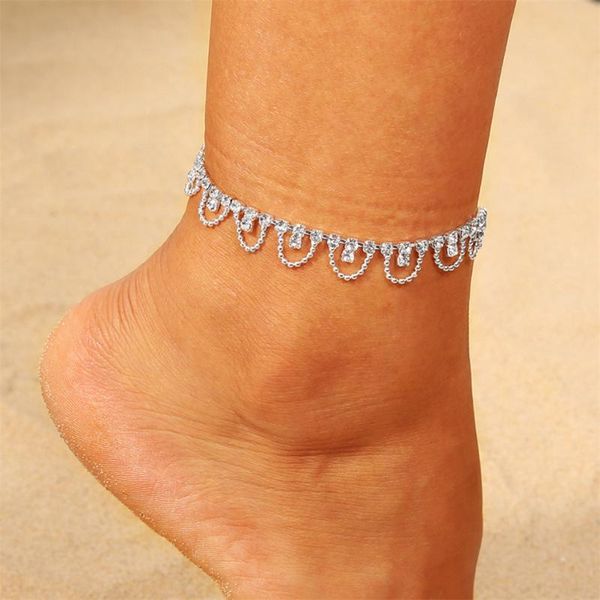 anklets fashion women jewelry gifts european and american diamond-studded foot ornaments dazzling semicircle anklet beach, Red;blue
anklets fashion women jewelry gifts european and american diamond-studded foot ornaments dazzling semicircle anklet beach, Red;blue
