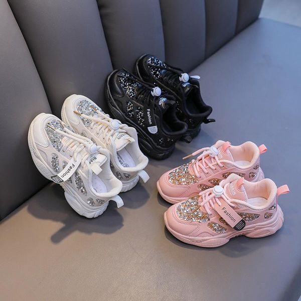 no-slip girls shoes soft bottom fashion kids sneakers children sports casual size 26-36 athletic & outdoor, Black
no-slip girls shoes soft bottom fashion kids sneakers children sports casual size 26-36 athletic & outdoor, Black