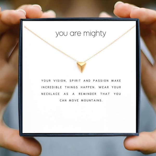 pendant necklaces simple golden triangle arrow necklace for women alloy short choker gold chain wish card jewelry christmas gift girlfriend, Silver
pendant necklaces simple golden triangle arrow necklace for women alloy short choker gold chain wish card jewelry christmas gift girlfriend, Silver