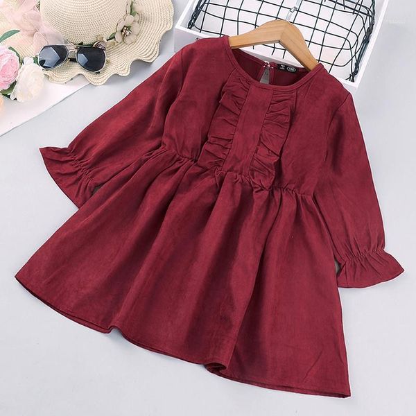 girl's dresses baby girl corduroy dress high-waist midi long sleeve round collar hollow-out buttons princess pleated fall sundress1, Red;yellow
girl's dresses baby girl corduroy dress high-waist midi long sleeve round collar hollow-out buttons princess pleated fall sundress1, Red;yellow