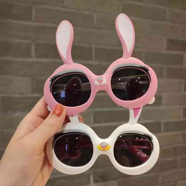 sunglasses children's polarized sunglasses little girl cute super rabbit silicone goggles anti ultraviolet sunshade, White;black
sunglasses children's polarized sunglasses little girl cute super rabbit silicone goggles anti ultraviolet sunshade, White;black