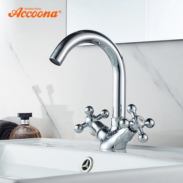 bathroom sink faucets accoona basin double handle deck mounted bath shower dual hole washbasin water mixer tap a9671
bathroom sink faucets accoona basin double handle deck mounted bath shower dual hole washbasin water mixer tap a9671