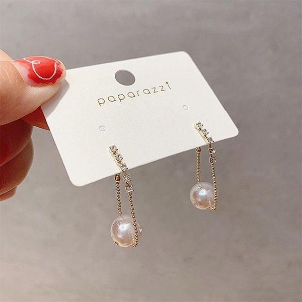 dangle & chandelier trendy titanium stainless steel pearl chain earrings bohemia simulated crystal drop for women jewelry, Silver
dangle & chandelier trendy titanium stainless steel pearl chain earrings bohemia simulated crystal drop for women jewelry, Silver