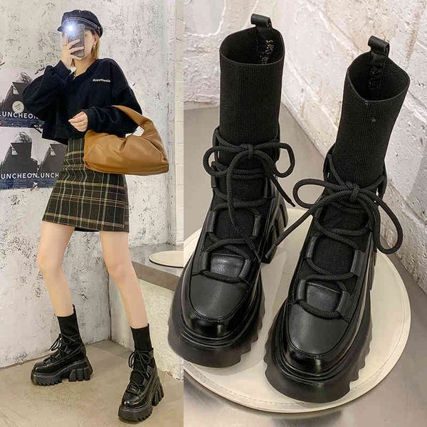 dress shoes boots women new round toe flat heel luxury designer lace up high summer autumn lolita ladies rubber ankle rock dv2l, Black
dress shoes boots women new round toe flat heel luxury designer lace up high summer autumn lolita ladies rubber ankle rock dv2l, Black