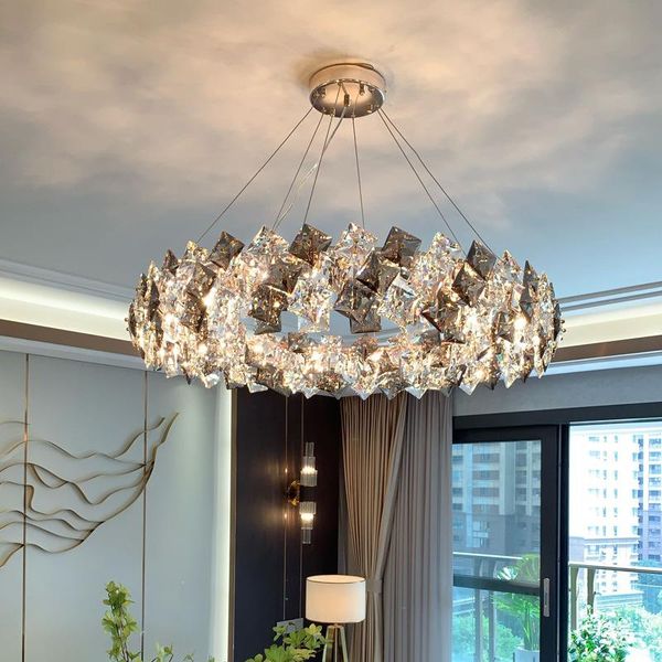 luxury crystal home chandelier for living room bedroom el lobby hanging lamp modern minimalist creative lighting chandeliers
luxury crystal home chandelier for living room bedroom el lobby hanging lamp modern minimalist creative lighting chandeliers