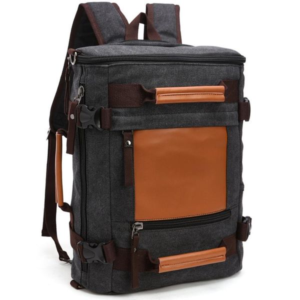 backpack men's vintage canvas military style school rucksack mountaineering travel bag men rugzak back pack bolsas
backpack men's vintage canvas military style school rucksack mountaineering travel bag men rugzak back pack bolsas