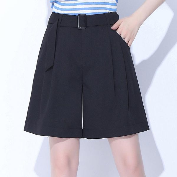 summer women high waist loose straight casual short pants office lady elegant chic korean black khaki plus size suit shorts women's, White;black
summer women high waist loose straight casual short pants office lady elegant chic korean black khaki plus size suit shorts women's, White;black