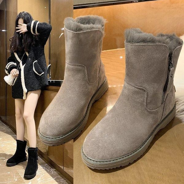 boots women 2021 winter shoes woman snow with plush inside botas de mujer side zipper platform female booties, Black
boots women 2021 winter shoes woman snow with plush inside botas de mujer side zipper platform female booties, Black