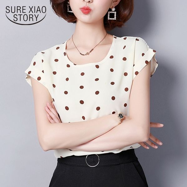 spring plus size o-neck polka dot short sleeved shirt women chiffon clothing print casual t-shirts d572 30 210521, White
spring plus size o-neck polka dot short sleeved shirt women chiffon clothing print casual t-shirts d572 30 210521, White