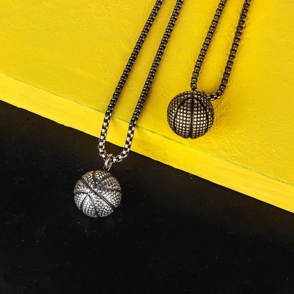 couple necklace men basketball pendant stainless steel chain necklaces for women jewelry the neck male, Silver
couple necklace men basketball pendant stainless steel chain necklaces for women jewelry the neck male, Silver