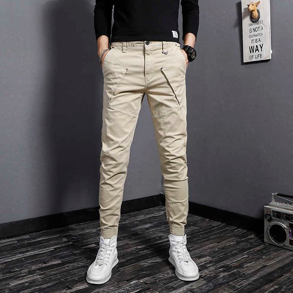 men's pants korean style fashion joggers spliced designer casual cargo for streetwear hip hop ankle banded trousers 4eti, Black
men's pants korean style fashion joggers spliced designer casual cargo for streetwear hip hop ankle banded trousers 4eti, Black