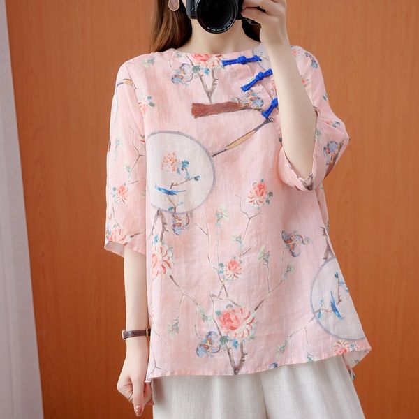 chinese style womens clothing summer cheongsam and blouse cotton linen print chinese shirt ladies chinese 11069, Red
chinese style womens clothing summer cheongsam and blouse cotton linen print chinese shirt ladies chinese 11069, Red
