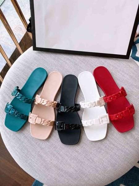 70% off wholesale women's jelly slippers summer new double chain flip-flops beach shoes casual flat waterproof sandals, Black
70% off wholesale women's jelly slippers summer new double chain flip-flops beach shoes casual flat waterproof sandals, Black