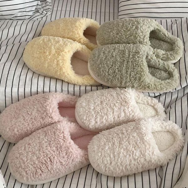 slippers 2021 cloud plush woman winter warm closed toe fluffy fur outdoor platform flip flops flat slides shoes, Black
slippers 2021 cloud plush woman winter warm closed toe fluffy fur outdoor platform flip flops flat slides shoes, Black