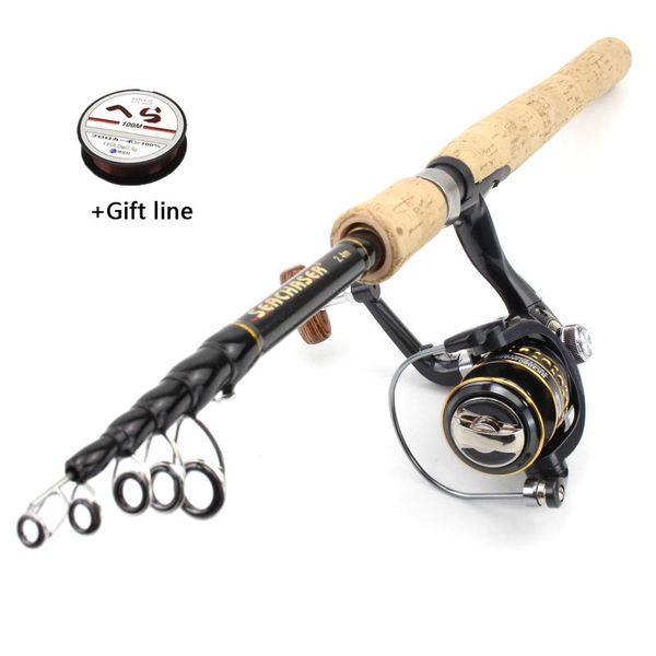 boat fishing rods 1.8m2.1m2.4m2.7m rod reel combos spinning reels set 29cm cork handle pikes fish trout 
boat fishing rods 1.8m2.1m2.4m2.7m rod reel combos spinning reels set 29cm cork handle pikes fish trout
