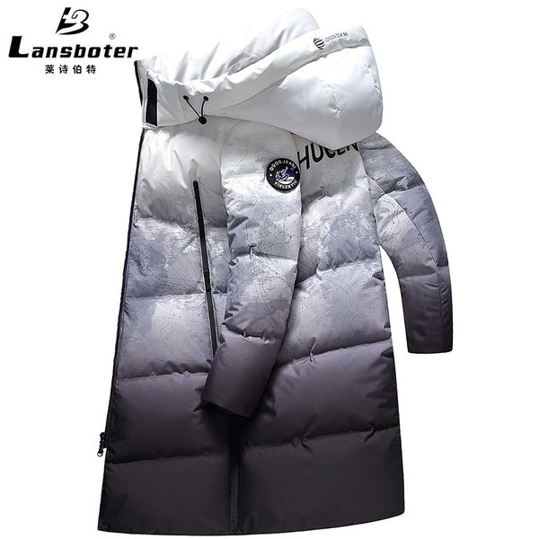 simple european winter hooded men's long thickened youth trend outdoor 90 white duck down jacket men, Black
simple european winter hooded men's long thickened youth trend outdoor 90 white duck down jacket men, Black