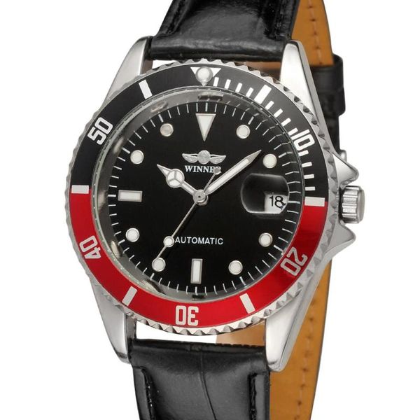 brand men fashion automatic self wind watches creative silver case transparent glass auto date leather band wristwatches, Slivery;brown
brand men fashion automatic self wind watches creative silver case transparent glass auto date leather band wristwatches, Slivery;brown