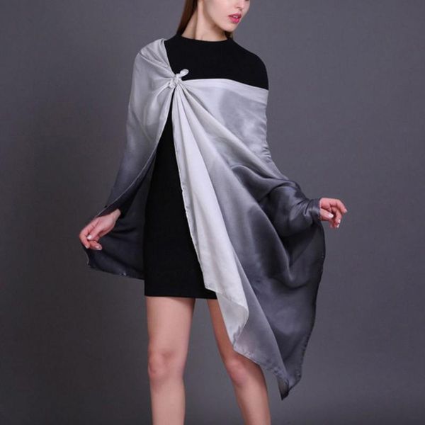 scarves luxury solid silk summer scarf gradient dip dye fashion women muslim hijab shawl long wrap, Blue;gray
scarves luxury solid silk summer scarf gradient dip dye fashion women muslim hijab shawl long wrap, Blue;gray