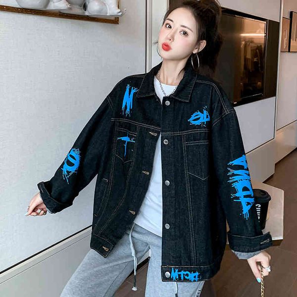 women's jackets jacket jeans retro female graffiti, street fashion released for fall yr2112 o1x1, Black;brown
women's jackets jacket jeans retro female graffiti, street fashion released for fall yr2112 o1x1, Black;brown