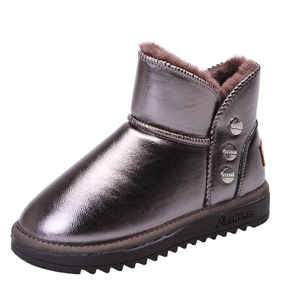 boots 2021 women goth winter plush pu waterproof mid-tube thickened warm snow women's cotton shoes leather, Black
boots 2021 women goth winter plush pu waterproof mid-tube thickened warm snow women's cotton shoes leather, Black