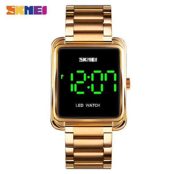 skmei led touch screen men's digital watch simple style 30m waterproof stainless steel electronic men wristwatches relogios 1505 210728, Slivery;brown
skmei led touch screen men's digital watch simple style 30m waterproof stainless steel electronic men wristwatches relogios 1505 210728, Slivery;brown