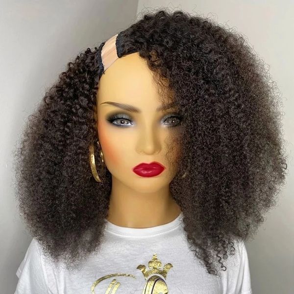 glueless virgin 100% unprocessed wig 250 density kinky curly gluelesss u part wigs human hair middle open upart curl wig, Black
glueless virgin 100% unprocessed wig 250 density kinky curly gluelesss u part wigs human hair middle open upart curl wig, Black