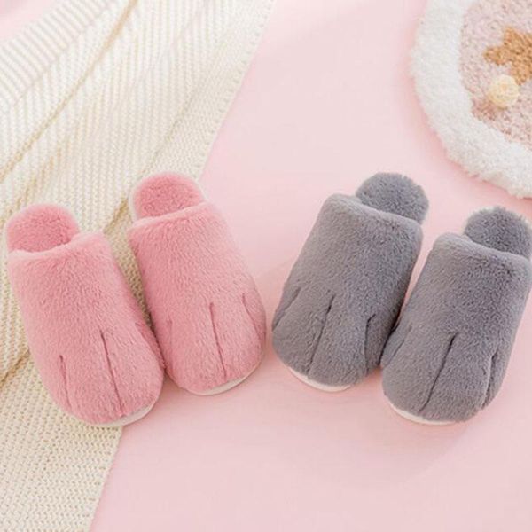 slippers ladies cotton winter soft thick bottom keep warm plus fleece indoor home floor non-slip couple wool claw slipper, Black
slippers ladies cotton winter soft thick bottom keep warm plus fleece indoor home floor non-slip couple wool claw slipper, Black