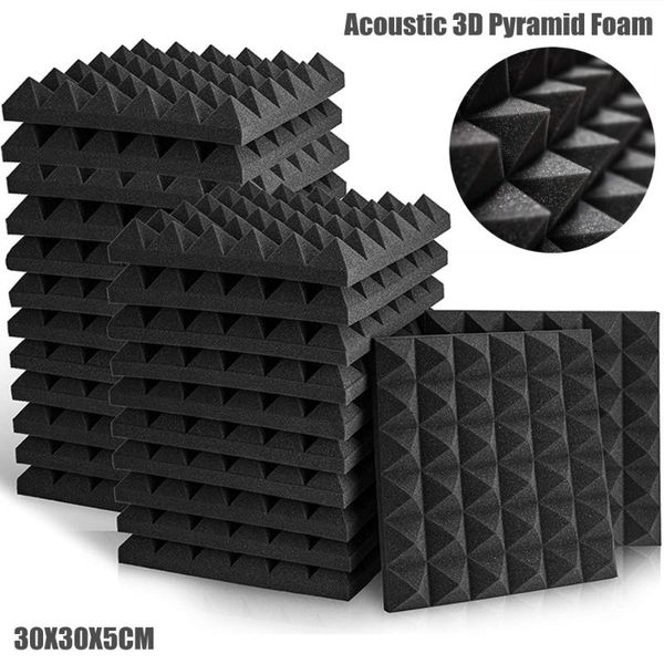 wallpapers 12/24pcs 30x30x5cm studio acoustic foams panels sound insulation treatment ktv drun room wall soundproof foam sponge pad
wallpapers 12/24pcs 30x30x5cm studio acoustic foams panels sound insulation treatment ktv drun room wall soundproof foam sponge pad