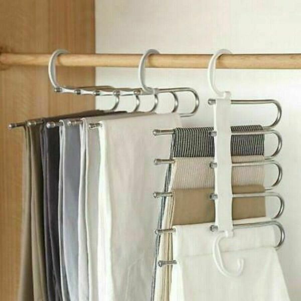 laundry bags 2 pcs pants rack shelves 5 in 1 multifunctional storage trousers hangers space saving qp2
laundry bags 2 pcs pants rack shelves 5 in 1 multifunctional storage trousers hangers space saving qp2