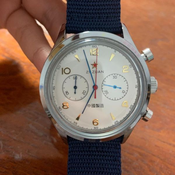 wristwatches fashion 38mm men chronograph quartz watches sapphire vintage panda, Slivery;brown
wristwatches fashion 38mm men chronograph quartz watches sapphire vintage panda, Slivery;brown