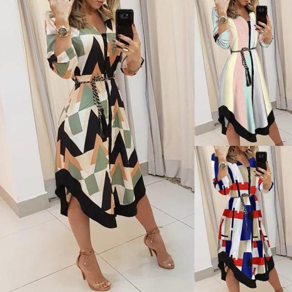 casual dresses 2021 spring and autumn fashion shirt print dress long sleeve v-neck loose holiday british harajuku style, Black;gray
casual dresses 2021 spring and autumn fashion shirt print dress long sleeve v-neck loose holiday british harajuku style, Black;gray