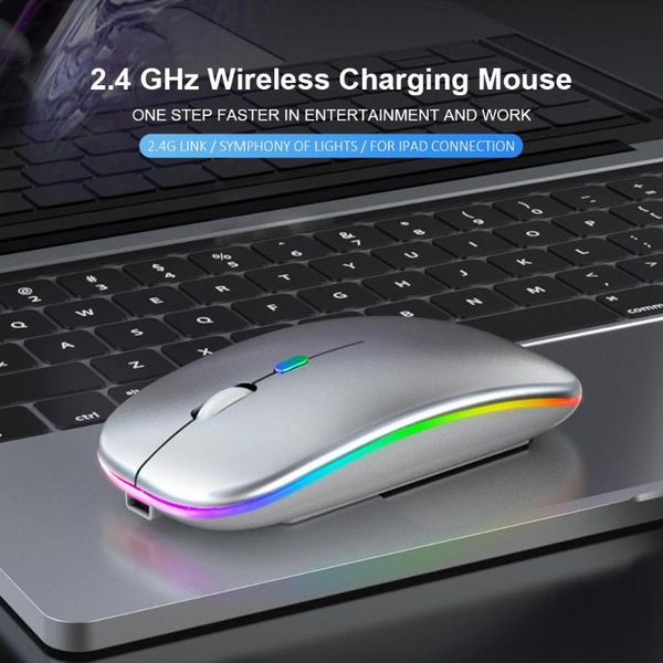 mice slim wireless mouse silent usb optical mouse1600dpi 2.4ghz rechargeable rgb for pc laptop
mice slim wireless mouse silent usb optical mouse1600dpi 2.4ghz rechargeable rgb for pc laptop