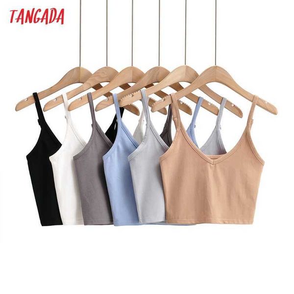 tangada women khaki strethy strap adjust cropped camis sleeveless backless short shirts female solid 4p90 210609, White
tangada women khaki strethy strap adjust cropped camis sleeveless backless short shirts female solid 4p90 210609, White