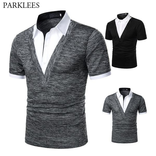 fashion fake two piece polo shirt men patchwork lapel polo shirt for men casual daily streetwear men polo shirt ropa de hombre 210524, White;black
fashion fake two piece polo shirt men patchwork lapel polo shirt for men casual daily streetwear men polo shirt ropa de hombre 210524, White;black