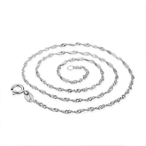 chains 18 inch water wave chain for necklace 4 colors silver rose gold jewelry accessories
chains 18 inch water wave chain for necklace 4 colors silver rose gold jewelry accessories