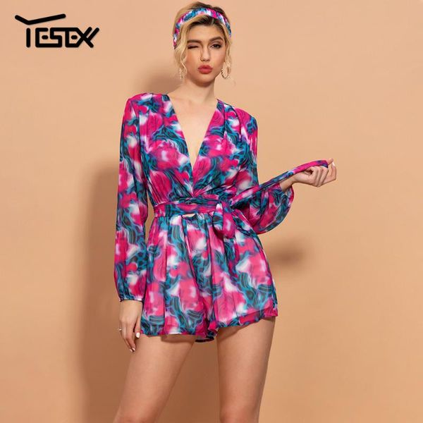 women's jumpsuits & rompers yeboho style floral print playsuits spring summer women jumpsuit with belt deep v-neck chiffon mm1834, Black;white
women's jumpsuits & rompers yeboho style floral print playsuits spring summer women jumpsuit with belt deep v-neck chiffon mm1834, Black;white